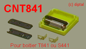 Connecteur pile miniuature pour boitier T841,S441 ou K1341