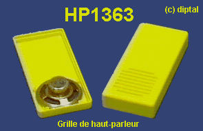 Boitier avec grille Haut-Parleur de 50 mm HP1363 Diptal
