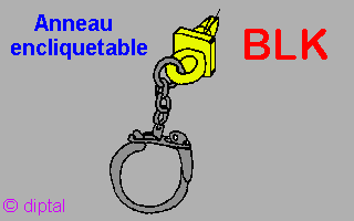 Anneau encliquetable