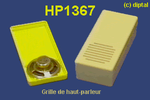Boitier avec grille Haut-Parleur de 50 mm HP1367 Diptal