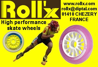 Roll'X roue roulement roller et skiroue
