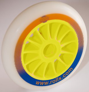 Roue 100 mm; duret 83A moyeu composite micro.