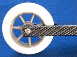 Poutre vernie avec roue aluminium rechapable Racing radius