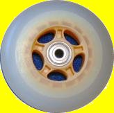 TPU Fast 100 mm 85A rollerski wheels. Roll'X.