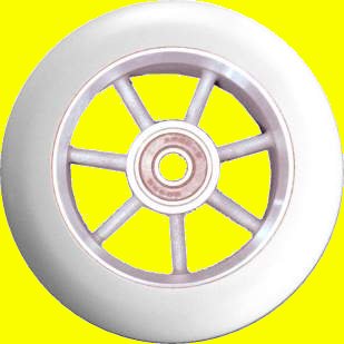 Roue 100 mm rechapable aluminium  rayons Racing Radius Roll'X